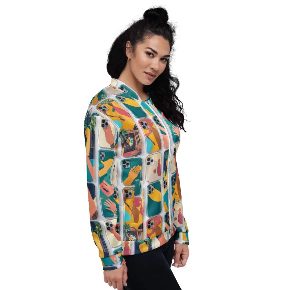 Palm Reader on Bomber Jacket — Right