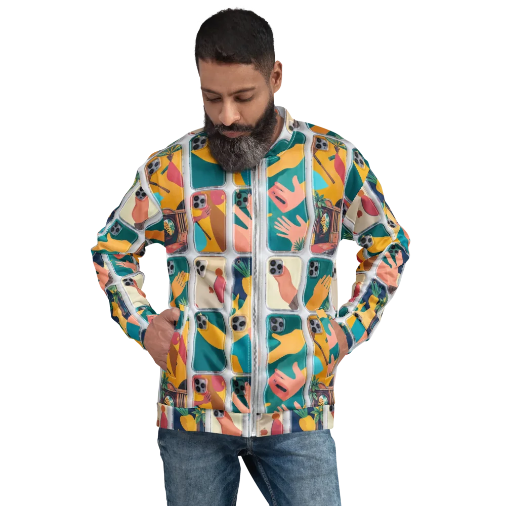 Palm Reader on Bomber Jacket — Front