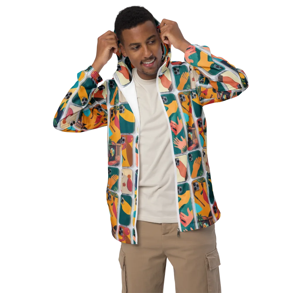 Palm Reader on Men's Windbreaker — Front