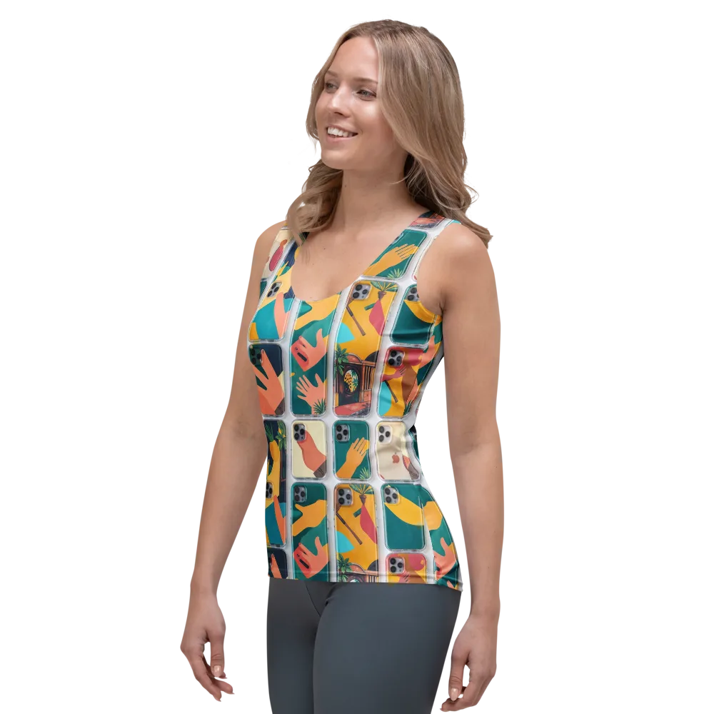 Palm Reader on Women's Tank Top — Left Front