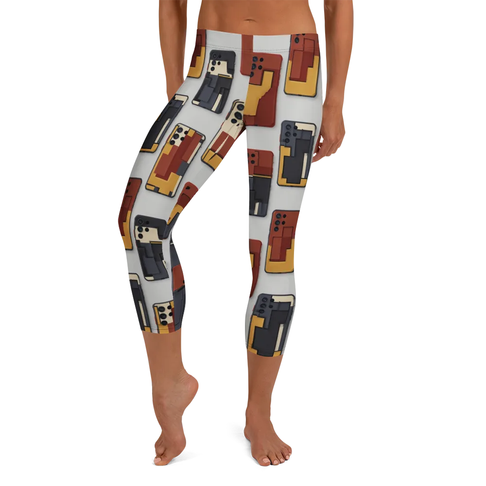 Pocket Bauhaus on Capri Leggings — Front