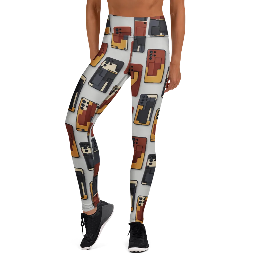 Pocket Bauhaus on Yoga Leggings — Front