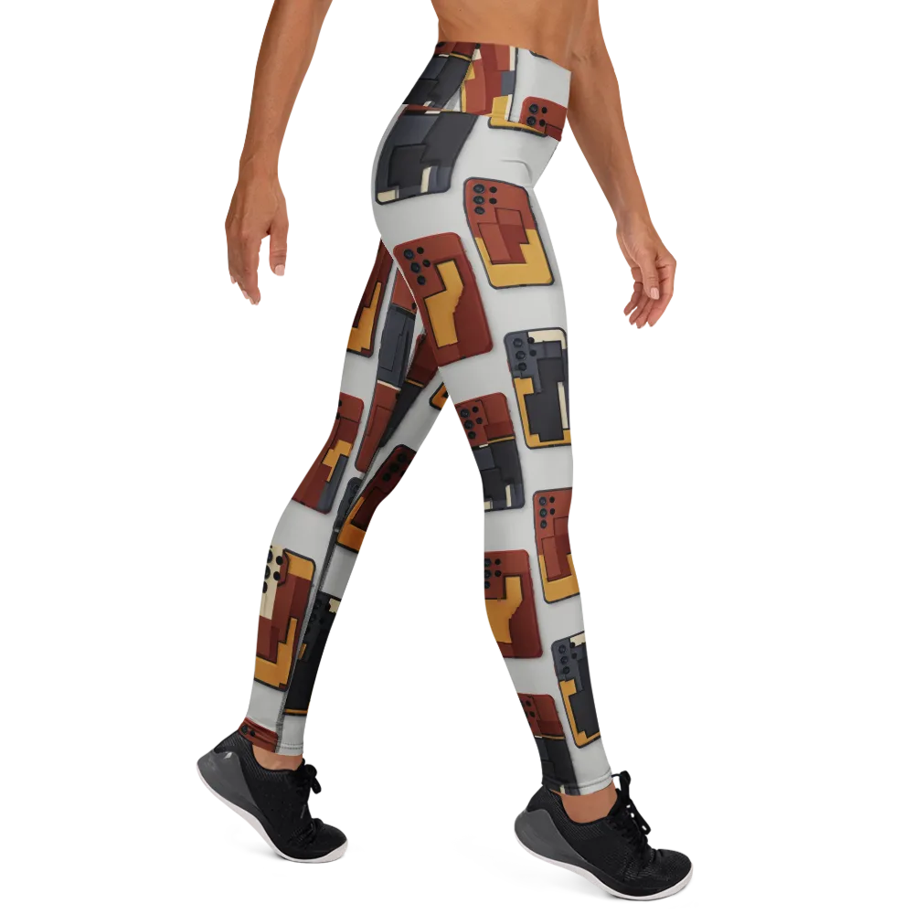 Pocket Bauhaus on Yoga Leggings — Right