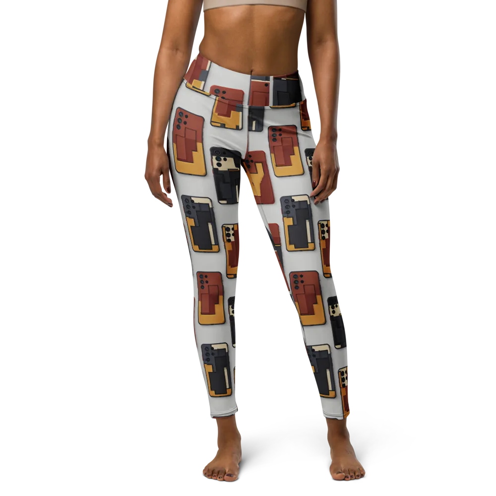 Pocket Bauhaus on Yoga Leggings — Front