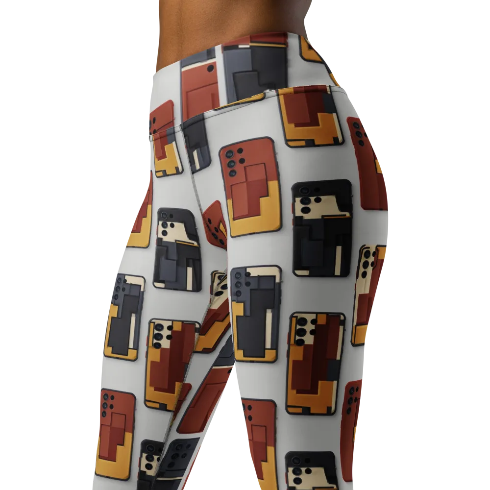 Pocket Bauhaus on Yoga Leggings — Left Front