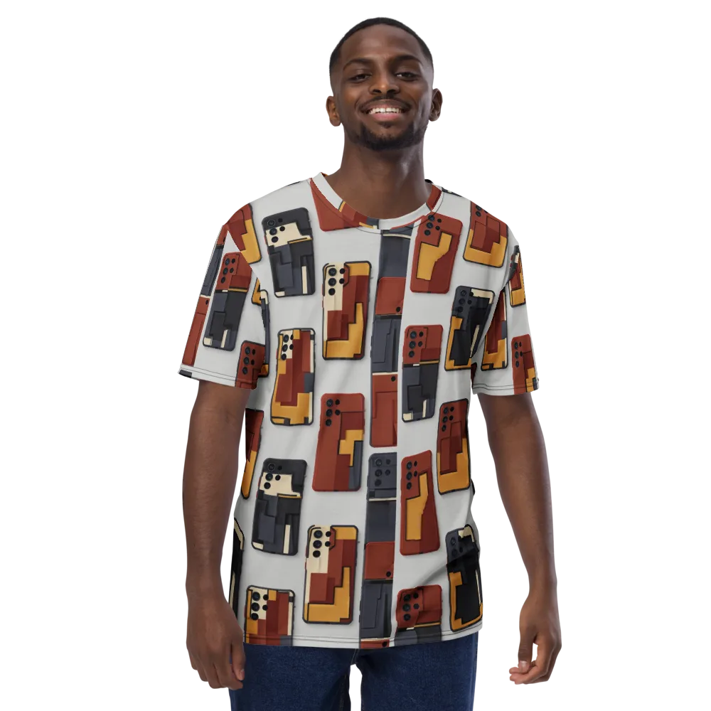 Pocket Bauhaus on Men's Crew Neck T-Shirt — Front
