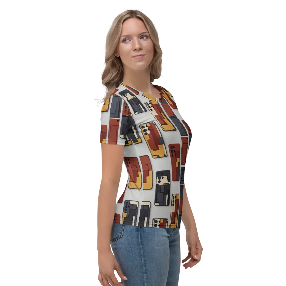Pocket Bauhaus on Women's Crew Neck T-Shirt — Right