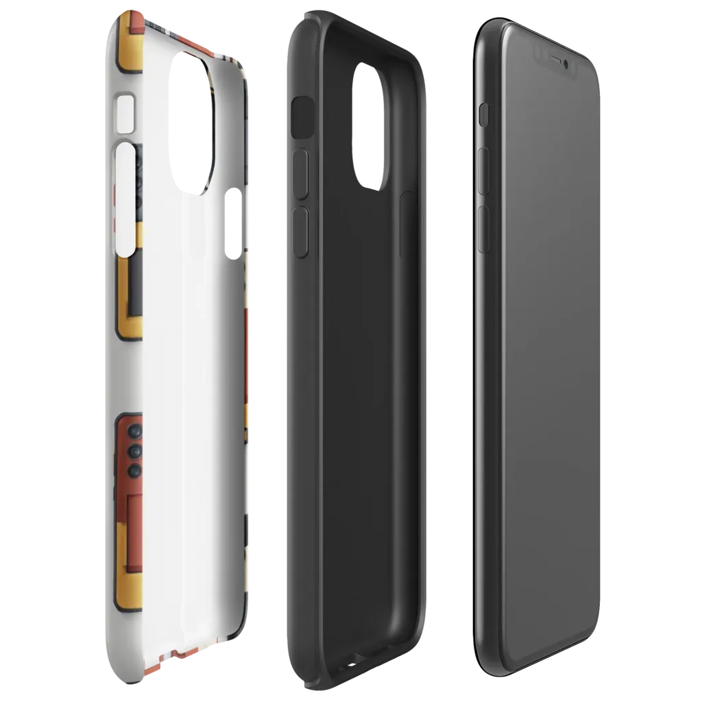 Pocket Bauhaus on Tough Case for iPhone® — Right