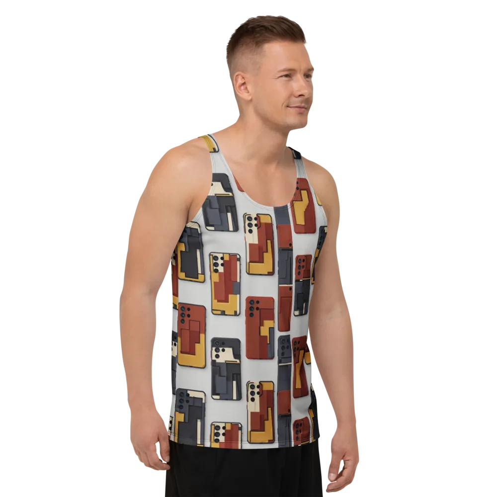 Pocket Bauhaus on Men's Tank Top — Right Front