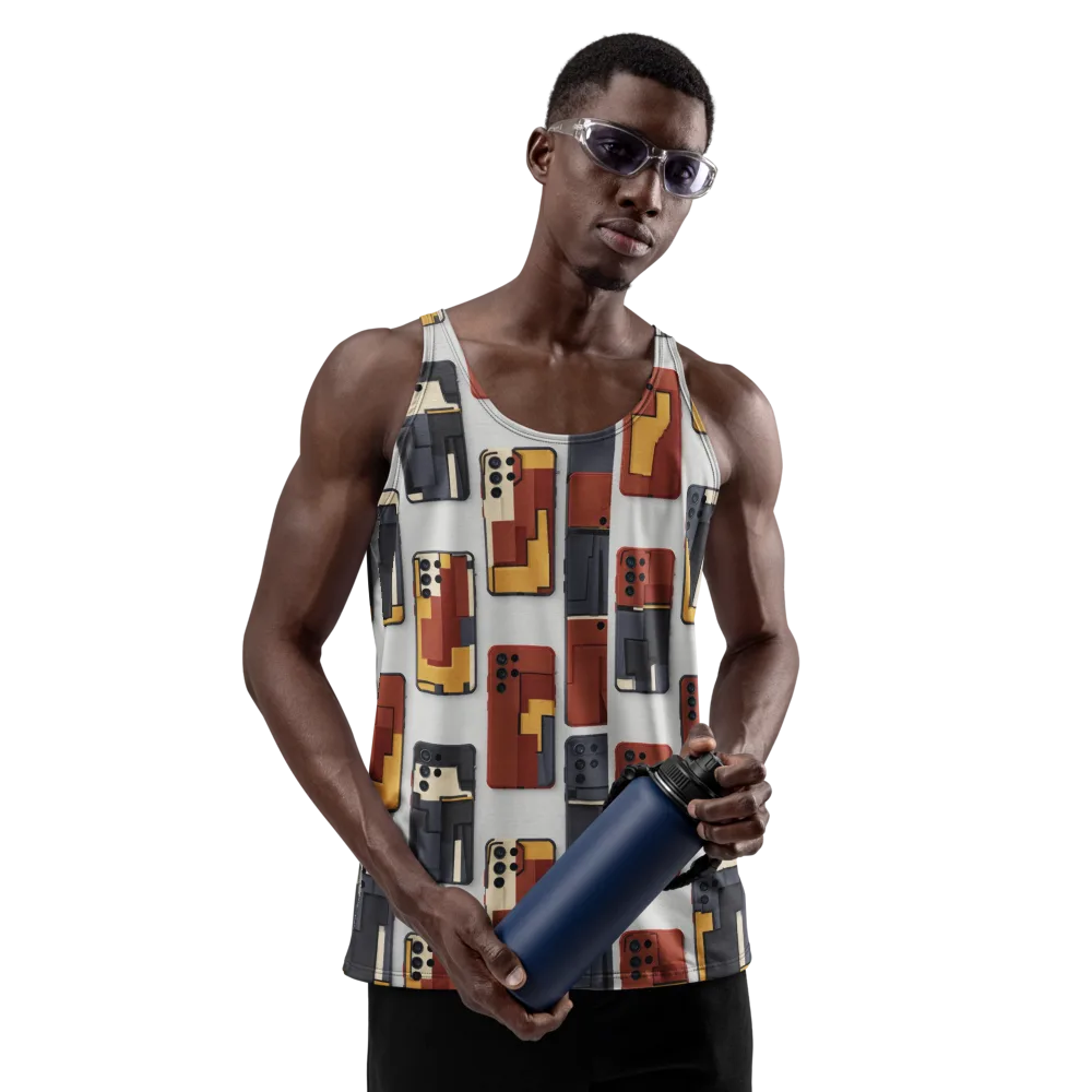 Pocket Bauhaus on Men's Tank Top — Front
