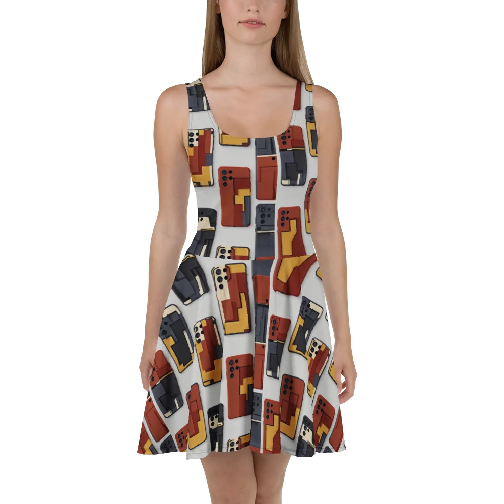 Pocket Bauhaus on Skater Dress — Front