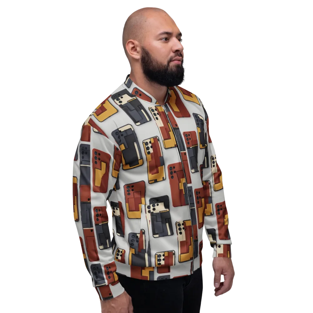 Pocket Bauhaus on Bomber Jacket — Right