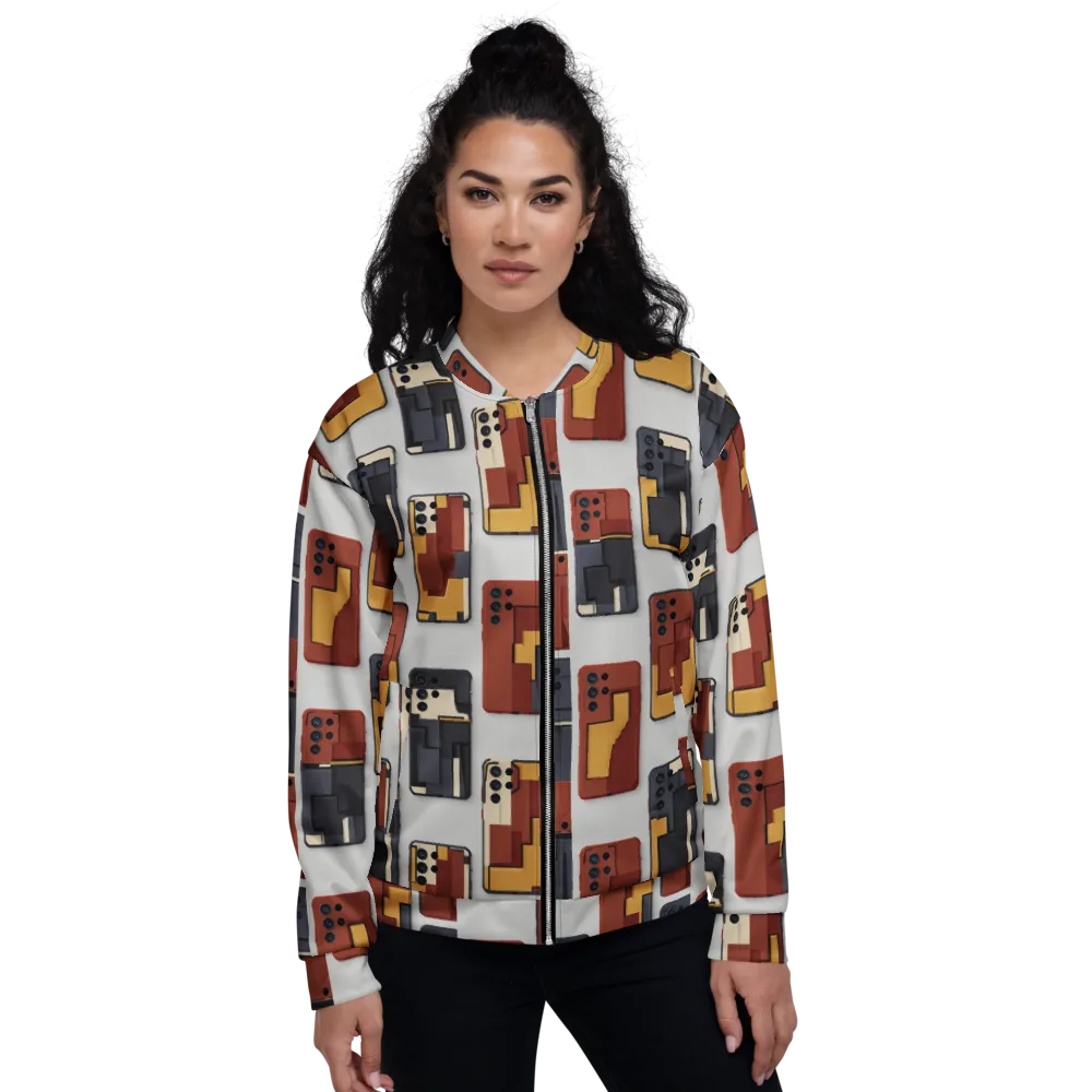 Pocket Bauhaus on Bomber Jacket — Front