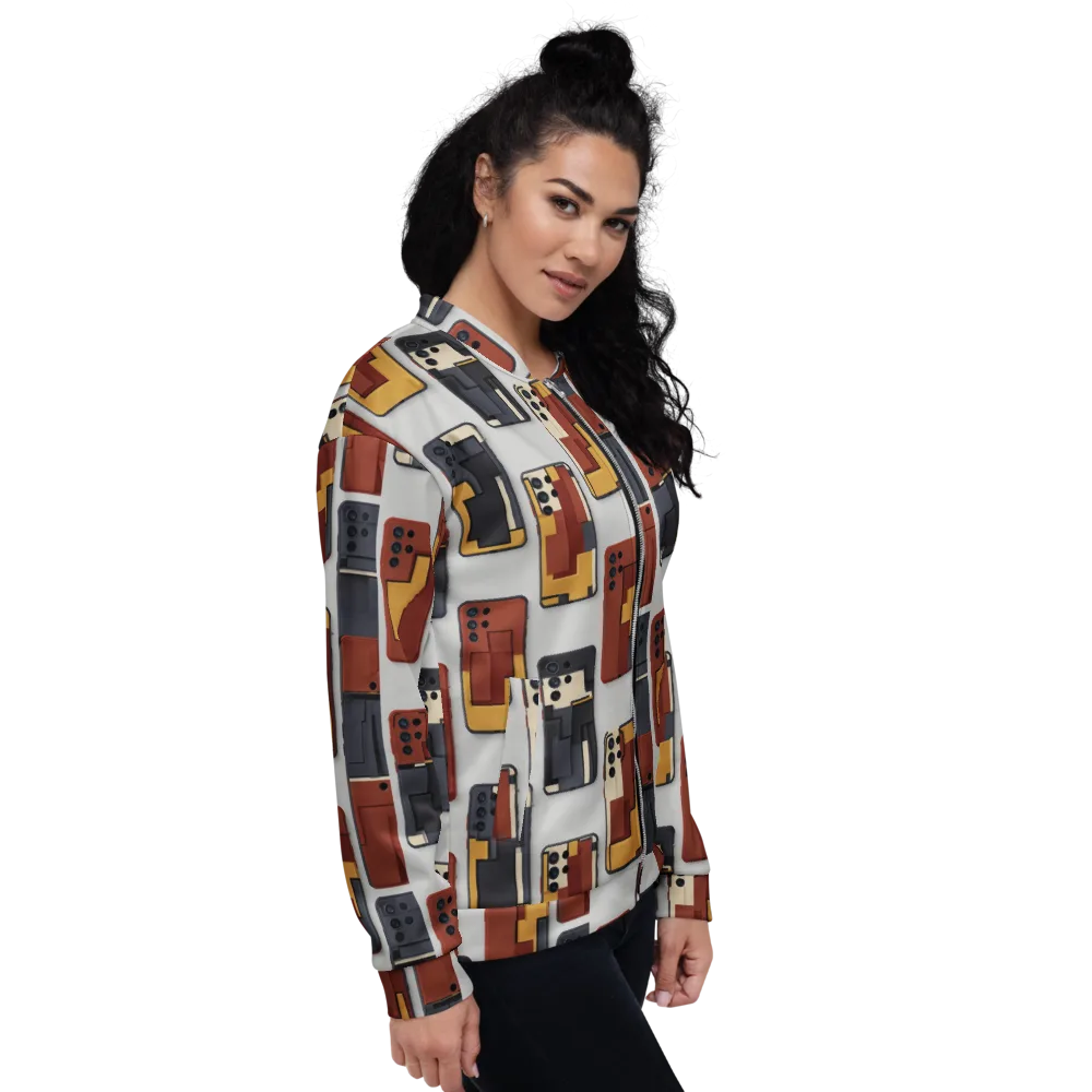 Pocket Bauhaus on Bomber Jacket — Right