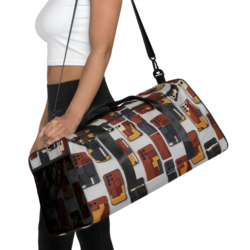 Pocket Bauhaus on Duffle Bag — Front