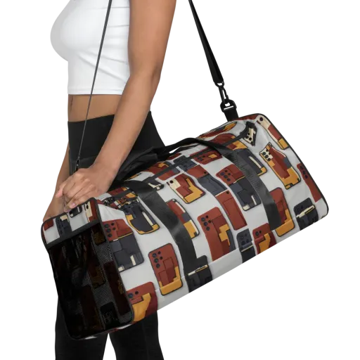 Pocket Bauhaus on a Duffle Bag
