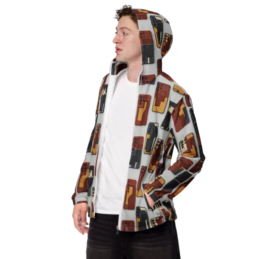 Pocket Bauhaus on a Men's Windbreaker