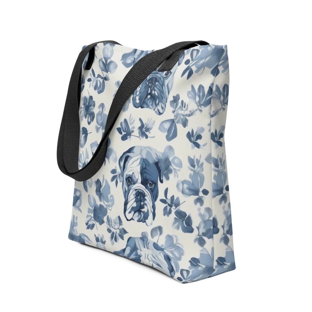 Blue Ribbon Bulldogs on Tote Bag — Front