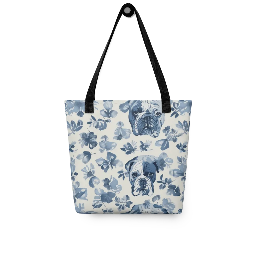 Blue Ribbon Bulldogs on Tote Bag — Front