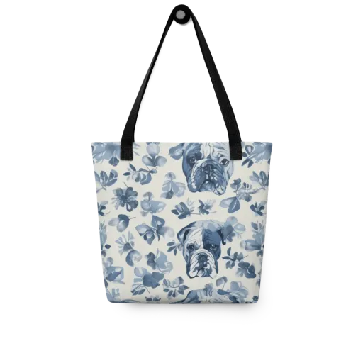 Blue Ribbon Bulldogs on a Tote Bag
