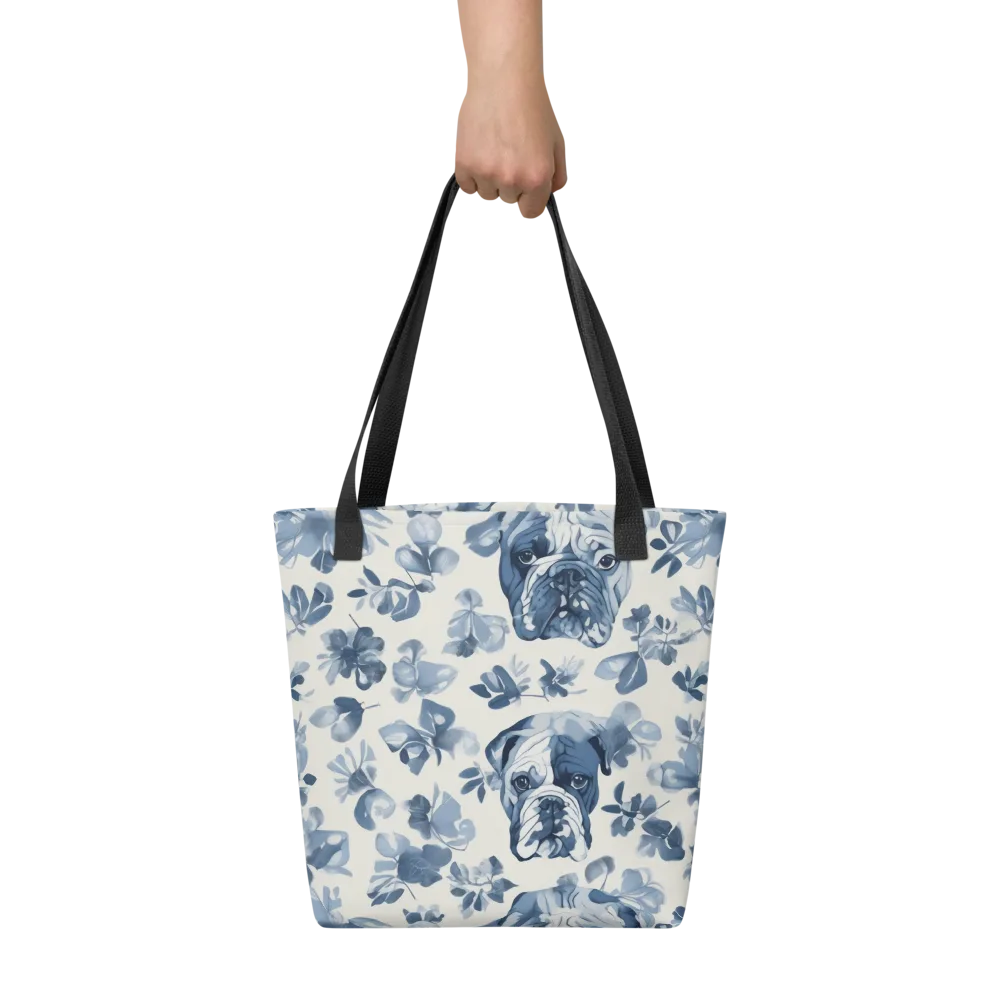 Blue Ribbon Bulldogs on Tote Bag — Front