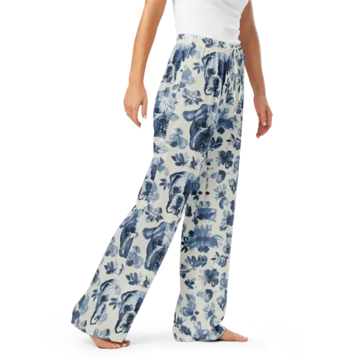 Blue Ribbon Bulldogs on a Women's Pajama Pants