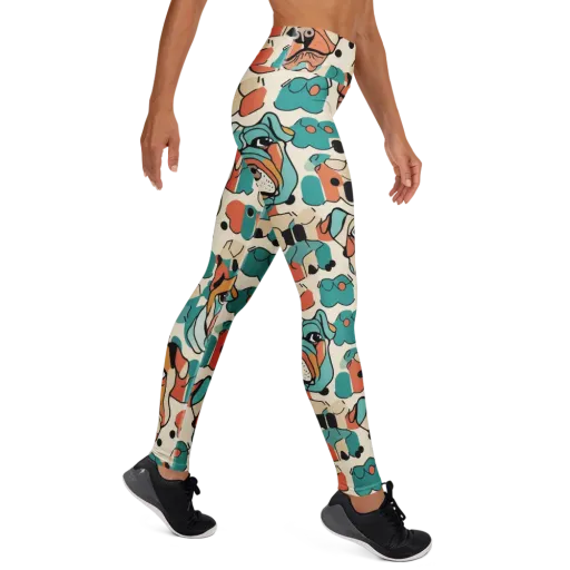 Boulevard Bulldogs on a Yoga Leggings