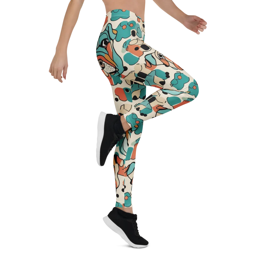Boulevard Bulldogs on Leggings — Right