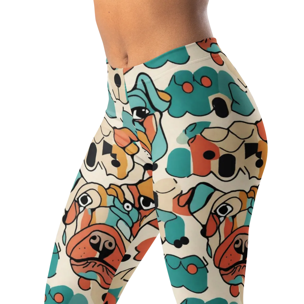 Boulevard Bulldogs on Leggings — Left Front