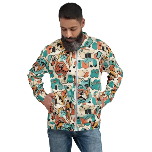 Boulevard Bulldogs on a Bomber Jacket
