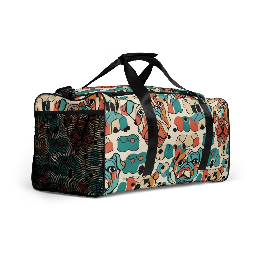 Boulevard Bulldogs on Duffle Bag — Right Front
