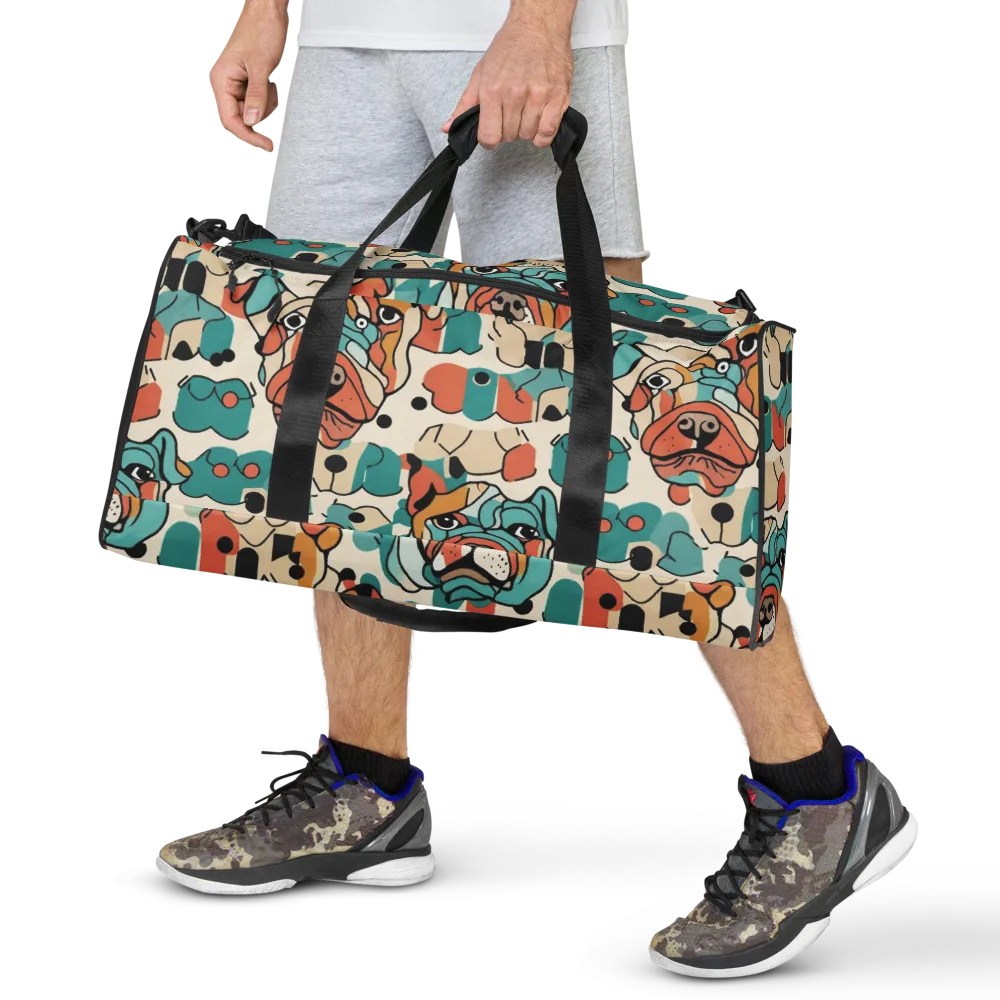 Boulevard Bulldogs on Duffle Bag — Front