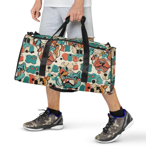 Boulevard Bulldogs on a Duffle Bag