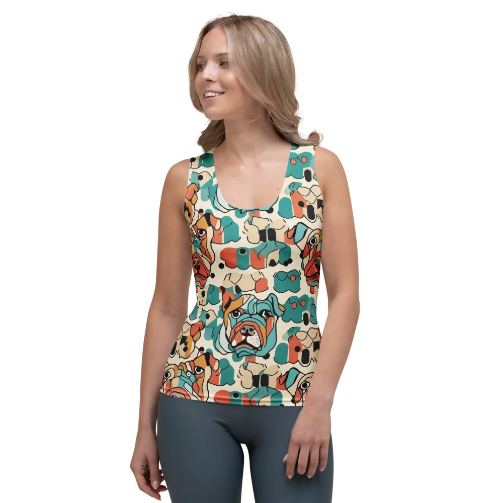 Boulevard Bulldogs on Women's Tank Top — Front