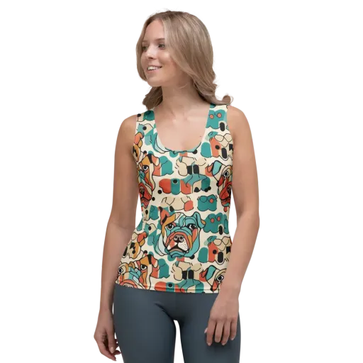 Boulevard Bulldogs on a Women's Tank Top