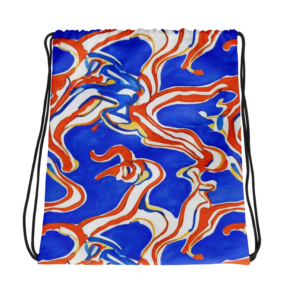 Firewater Ribbons on Drawstring Bag — Photo