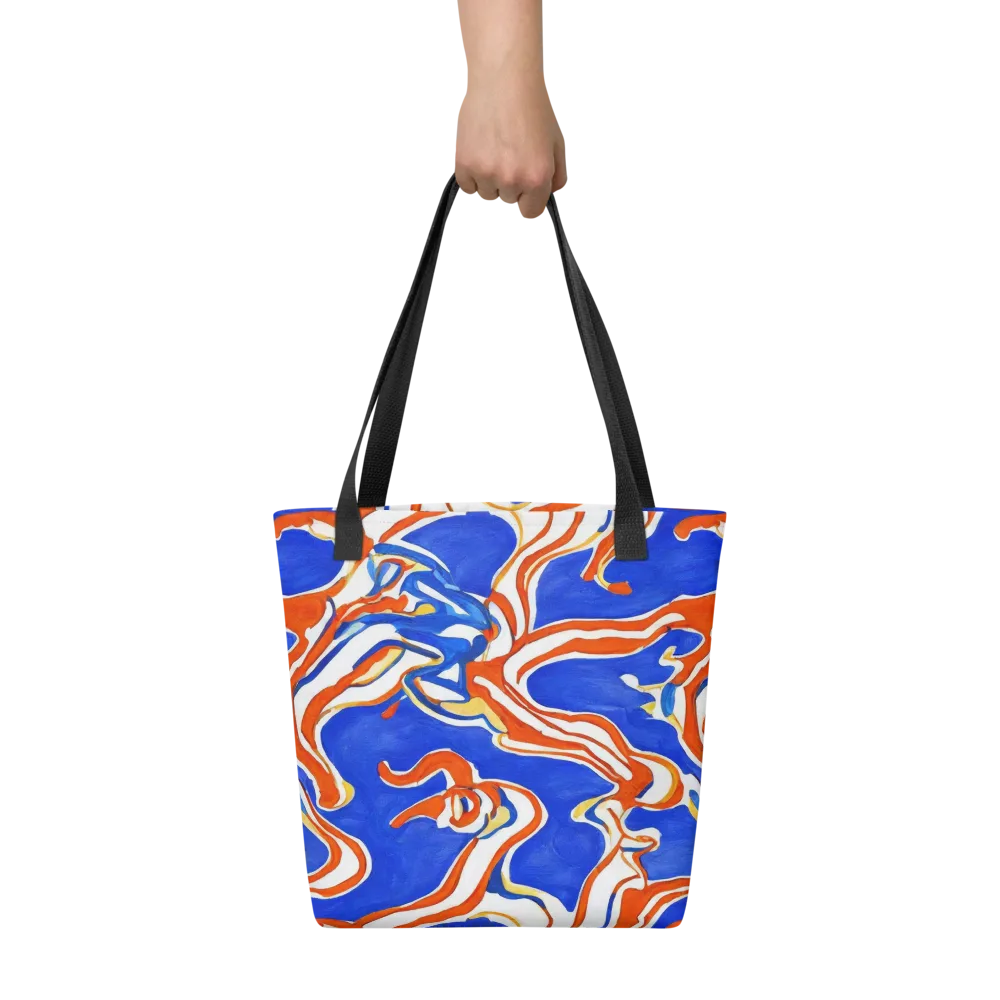 Firewater Ribbons on Tote Bag — Front