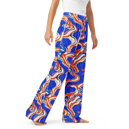 Firewater Ribbons on a Women's Pajama Pants