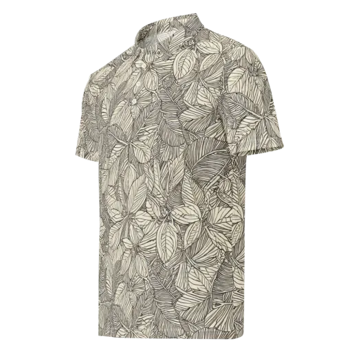 Inkleaf Canopy on a Men's Slim Fit Polo Shirt