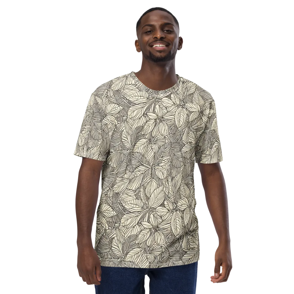 Inkleaf Canopy on Men's Crew Neck T-Shirt — Front