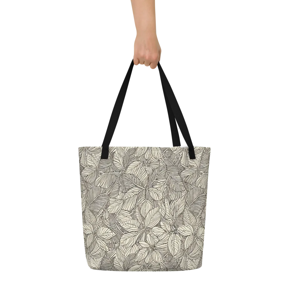 Inkleaf Canopy on Large Tote Bag W/ Pocket — Front