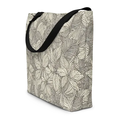 Inkleaf Canopy on a Large Tote Bag W/ Pocket