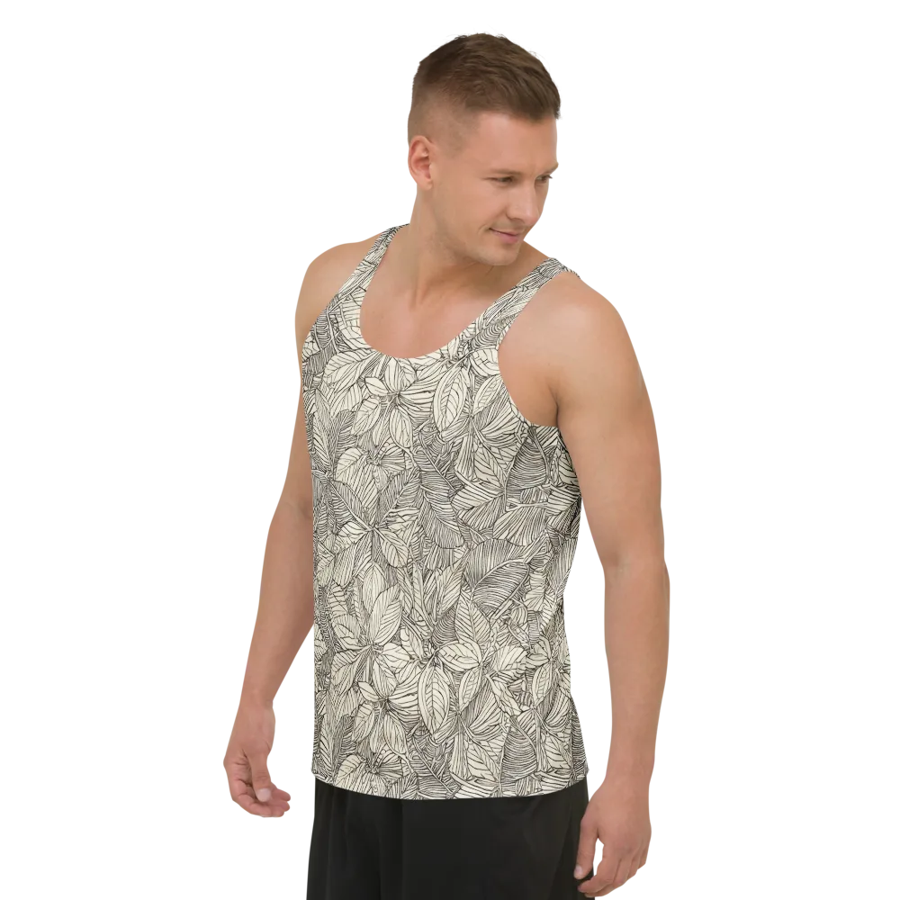 Inkleaf Canopy on Men's Tank Top — Left Front