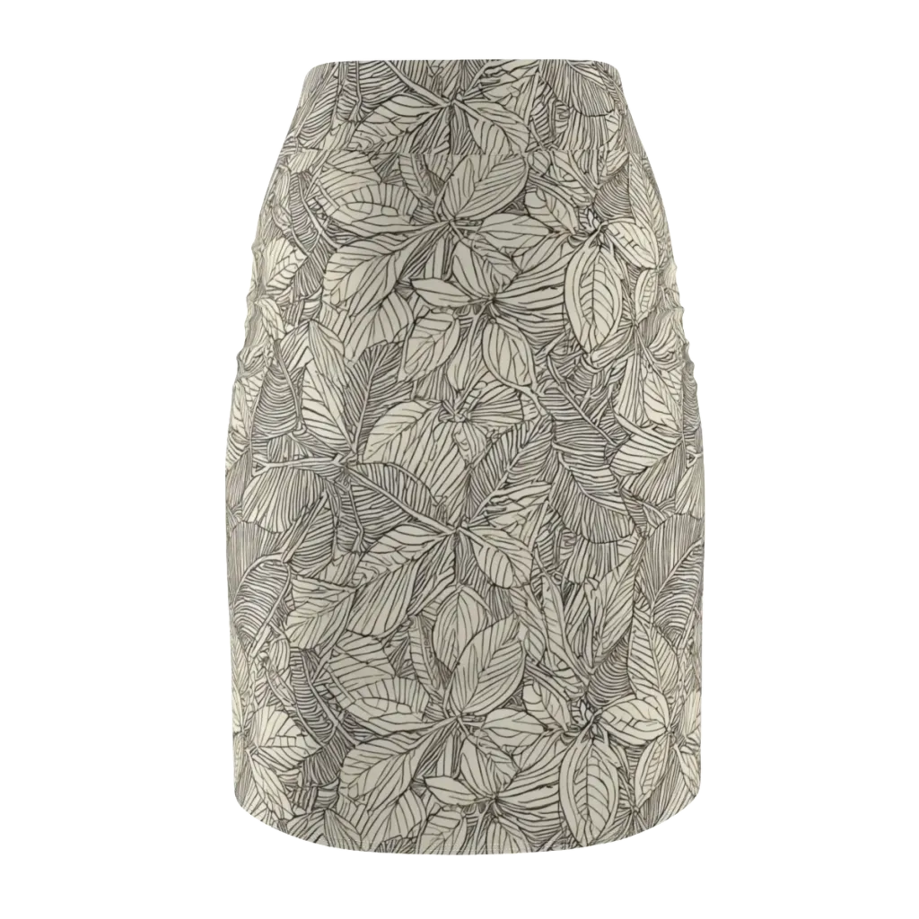 Inkleaf Canopy on Pencil Skirt — Back