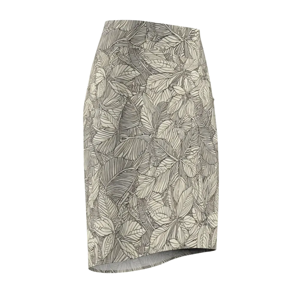 Inkleaf Canopy on Pencil Skirt — Front Side