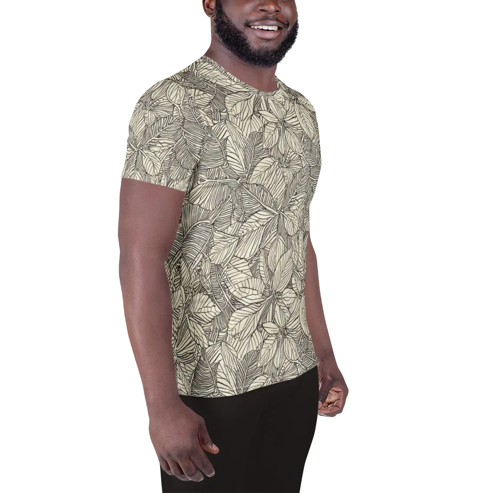Inkleaf Canopy on Men's Athletic T-Shirt — Right