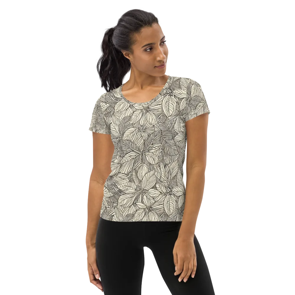 Inkleaf Canopy on Women's Athletic T-Shirt — Front