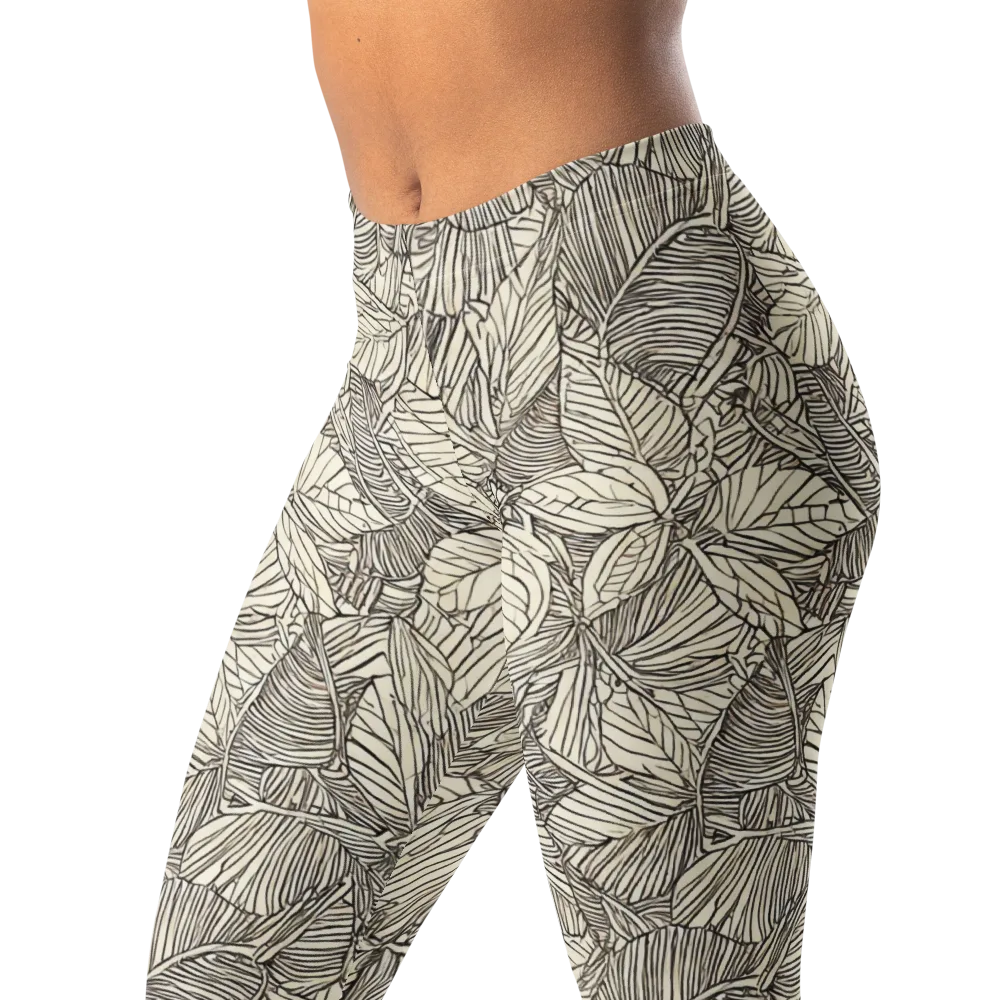 Inkleaf Canopy on Leggings — Left Front