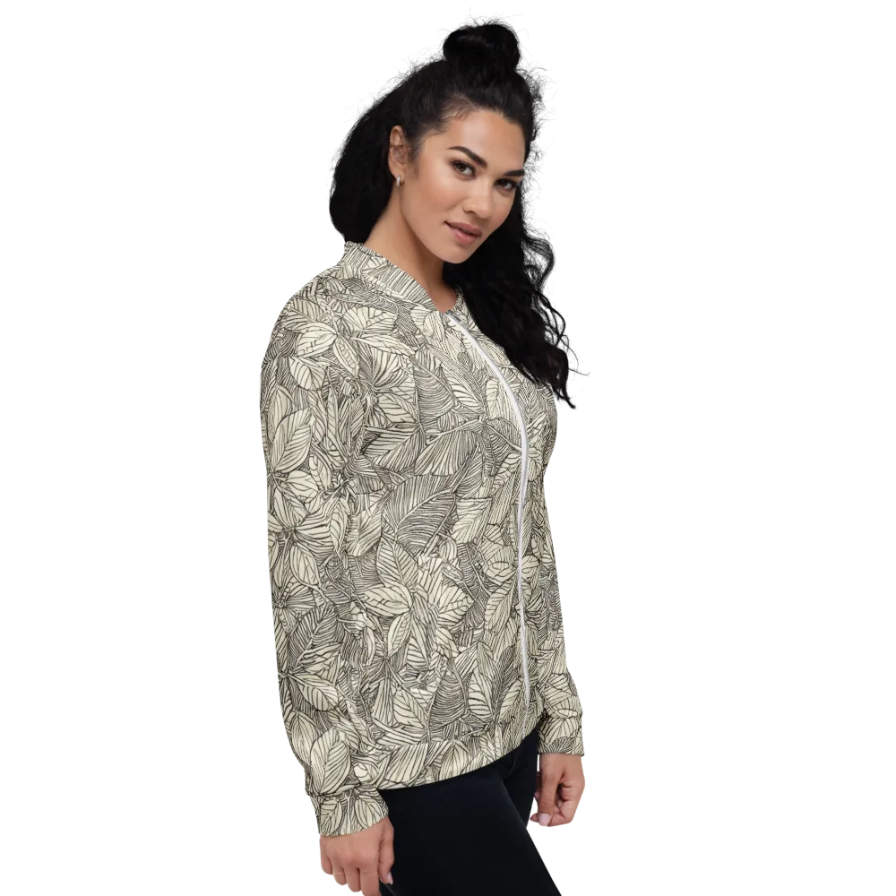 Inkleaf Canopy on Bomber Jacket — Right