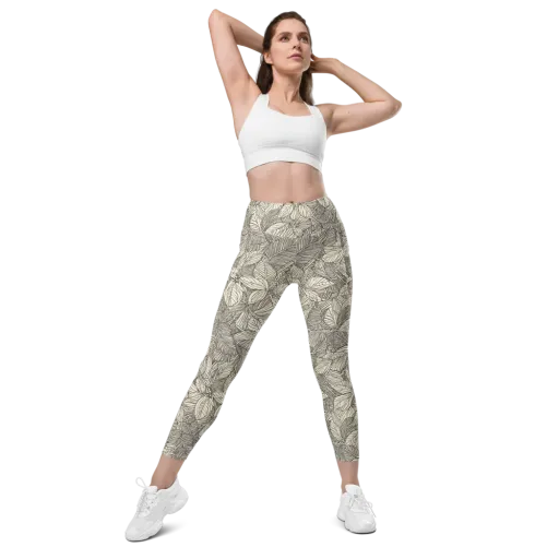 Inkleaf Canopy on a Leggings with Pockets